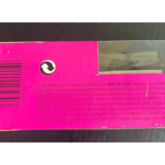 1997 wal mart shopping time Barbie *see all pics for box damage - Picture 7 of 8